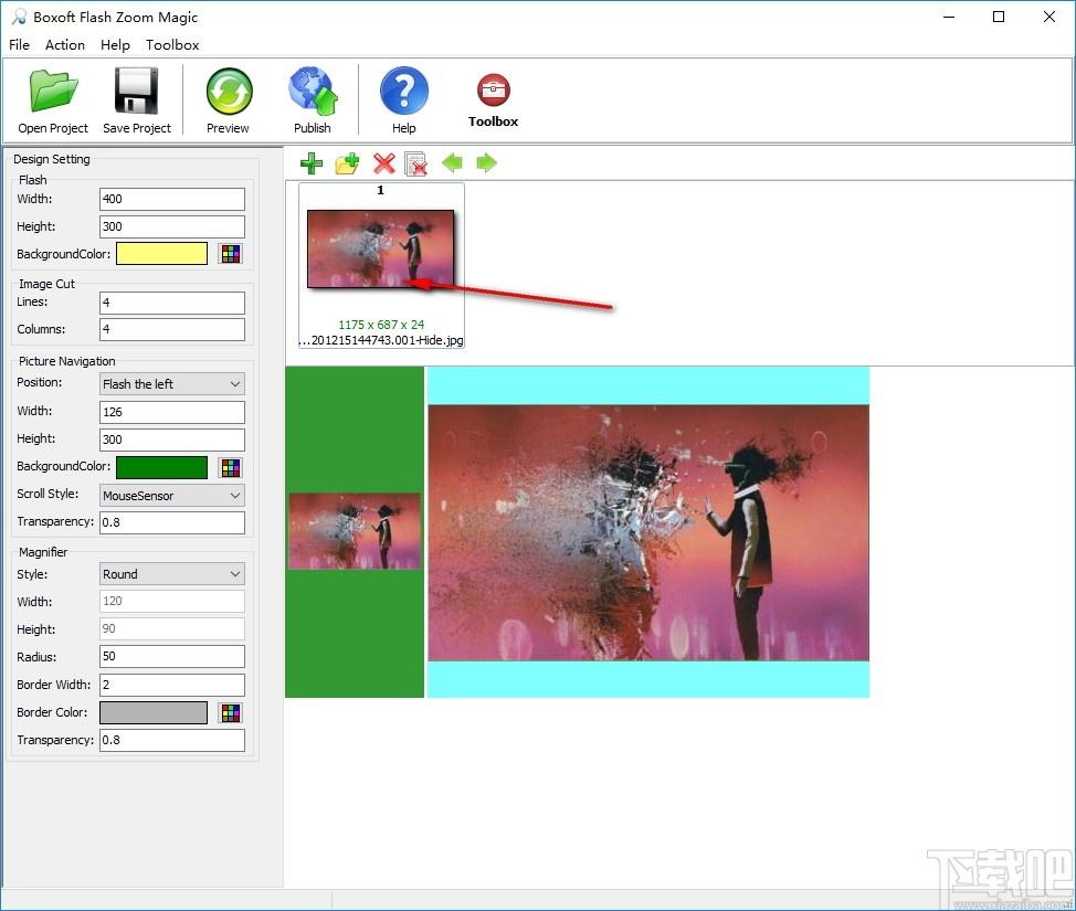 Boxoft Flash Zoom Magic下载,图片浏览软件,图片浏览